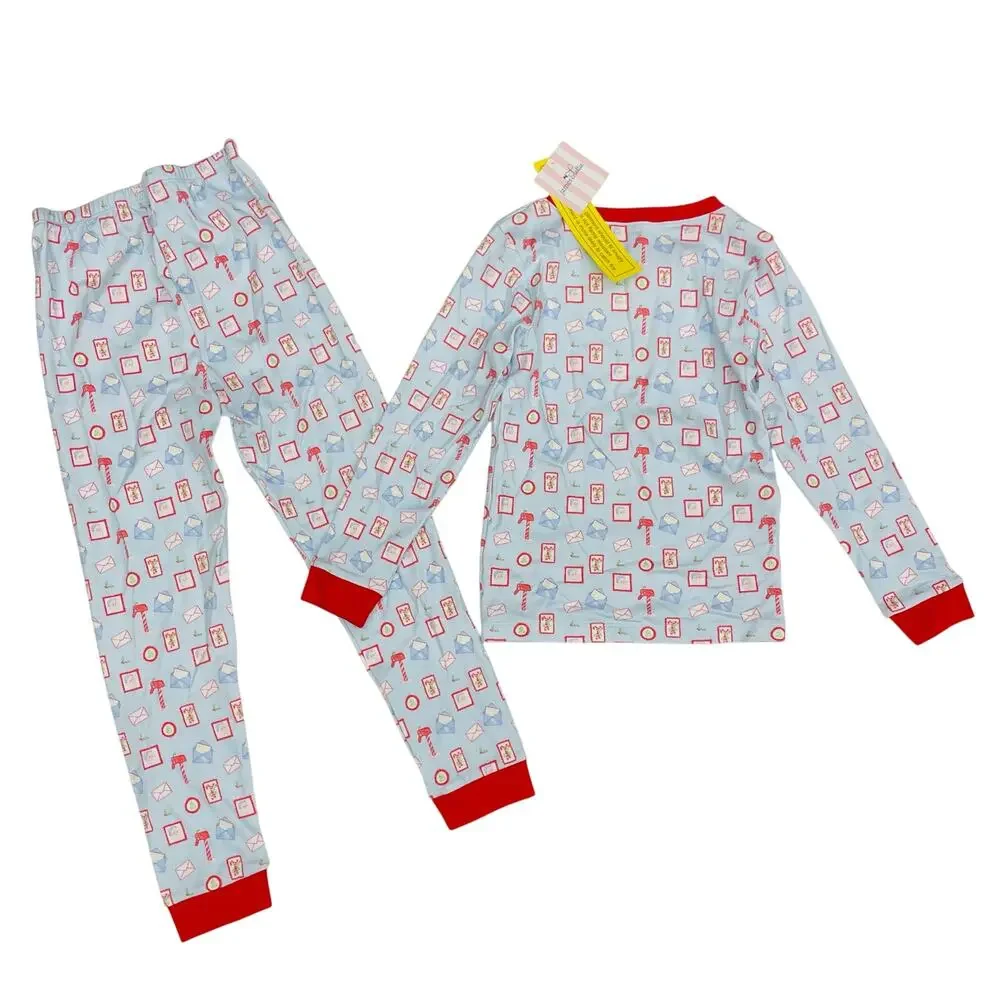 NWT James & Lottie Size 2T Letters to Santa Pajamas